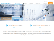 Tablet Screenshot of cleardent.com